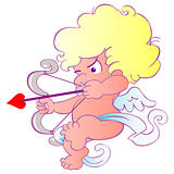 Cupid Shooting Arrow