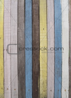 Colourful Wooden Wall
