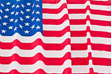 Rippled US flag