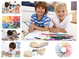 Collage of children drawing
