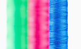 Colorful spools of thread