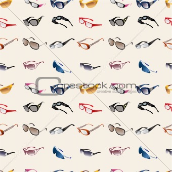 seamless Glasses & Sunglasses pattern
