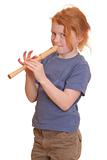 Girl playing flute