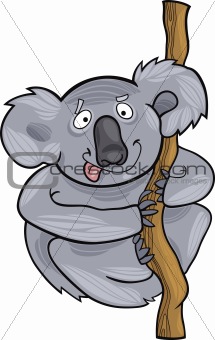 cartoon koala