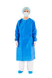 female surgeon standing with coat