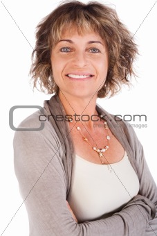 Portrait of attractive senior woman