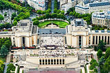 Chaillot palace view from Eifell tower