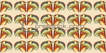 Seamless Parrot Abstract