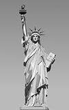 vector illustration of statue of liberty 