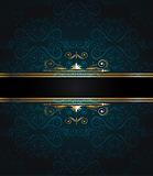 seamless wallpaper with golden decoration