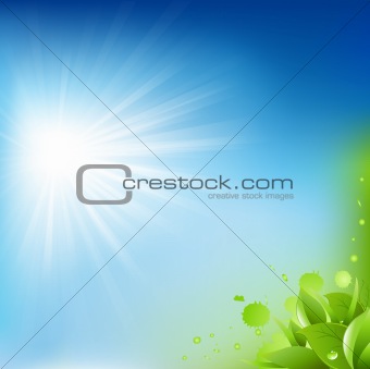 Green And Blue Background