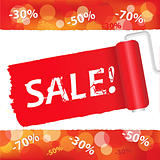Sale Red Poster
