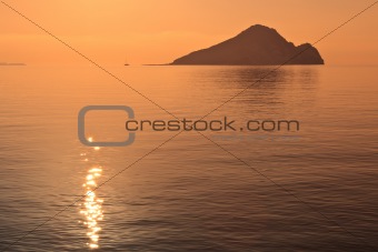 sunrise at sea