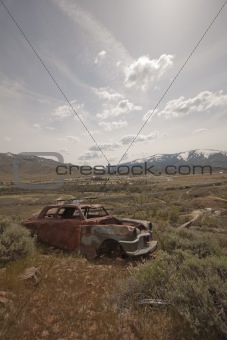Old rusty car