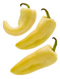 Three Yellow Peppers