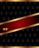 background with golden luxury crown