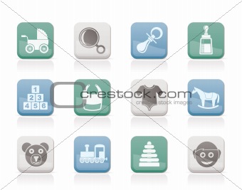baby and children icons