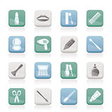 cosmetic, make up and hairdressing icons