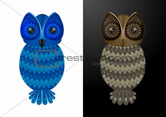 Owl - Vector Illustration