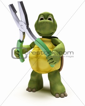 Tortoise with pliers