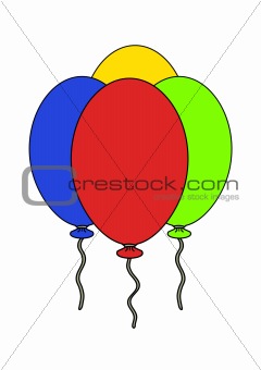 Four Balloons