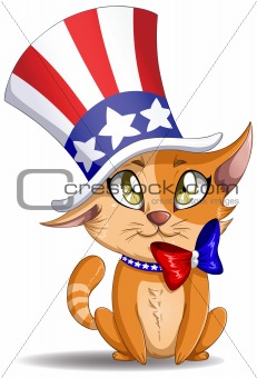 Independence Day Kitten