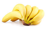 Fresh yellow banana fruits
