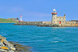 LIGHTHOUSE AT HOWTH HARBOR IN IRELAND