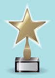 Bronze star Award trophy