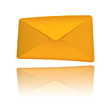 Orange modern envelope