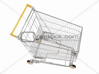 Shopping carts isolated