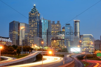 Downtown Atlanta, Georgia Skylin