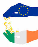 European financial aid for Ireland