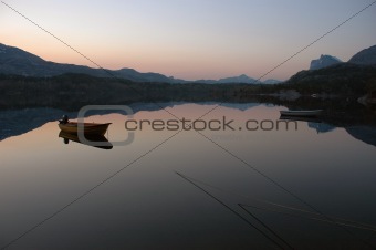 Evening Lake Reflections
