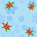 Flowers and turtles