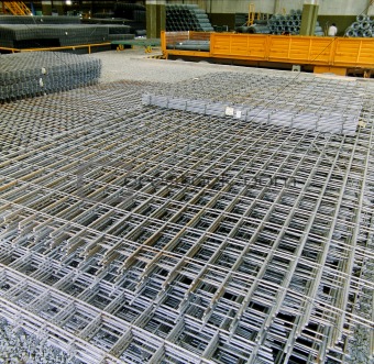 Industry grid of steel