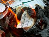 documents in fire