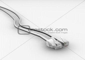 RJ45 and RJ11 cables
