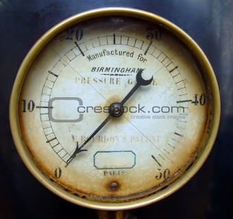 Old pressure meter