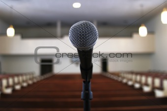 mic in church