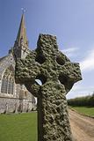 Celtic Cross gravestone