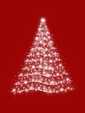 christmas tree in red