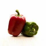 green & red pepper