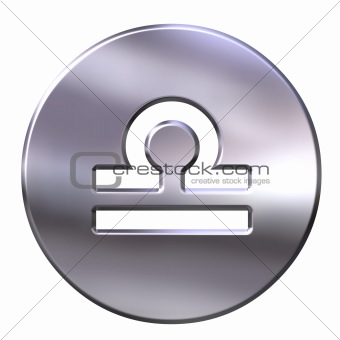 3D Silver Libra