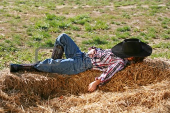 Cowboy Sleeping