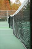 Tennis Net in the Fall
