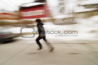 Running Blur Concept