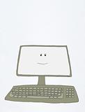 smiling computer