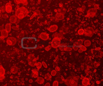 Intense cluttering of blood cells