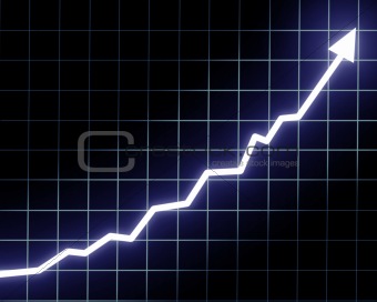 Arrow graph going up